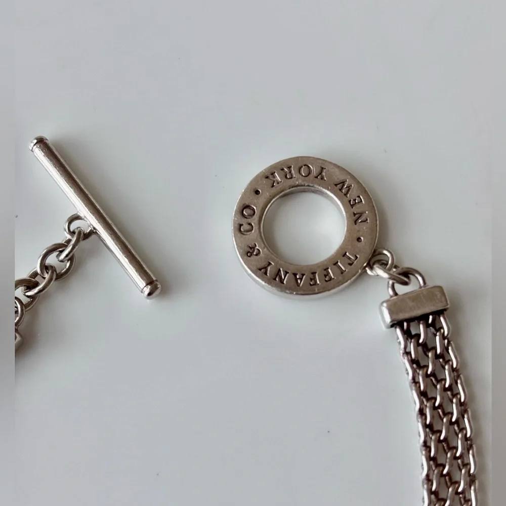 Tiffany & Co. Somerset Toggle Bracelet
Sterling Silver 925. Size 7" - Picture 4 of 9